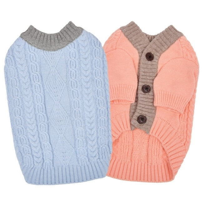 Buzo Cardigan dos Colores